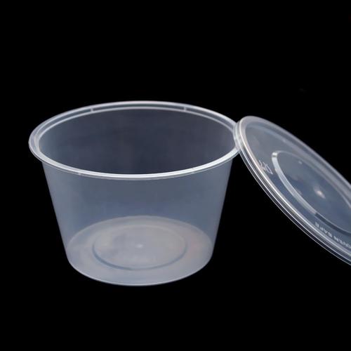 厂家生产一次性透明塑料餐盒餐具饭盒圆形外卖打包快餐盒现货批发